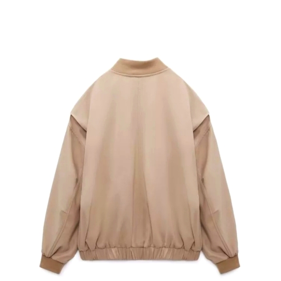 Zara Oversized Bomber Jacket - Picture 7 of 10